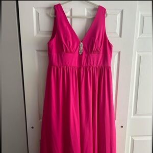 Pink a line dress